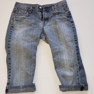 7 For All Mankind Crop Jeans 28 X 19 made in USA vintage